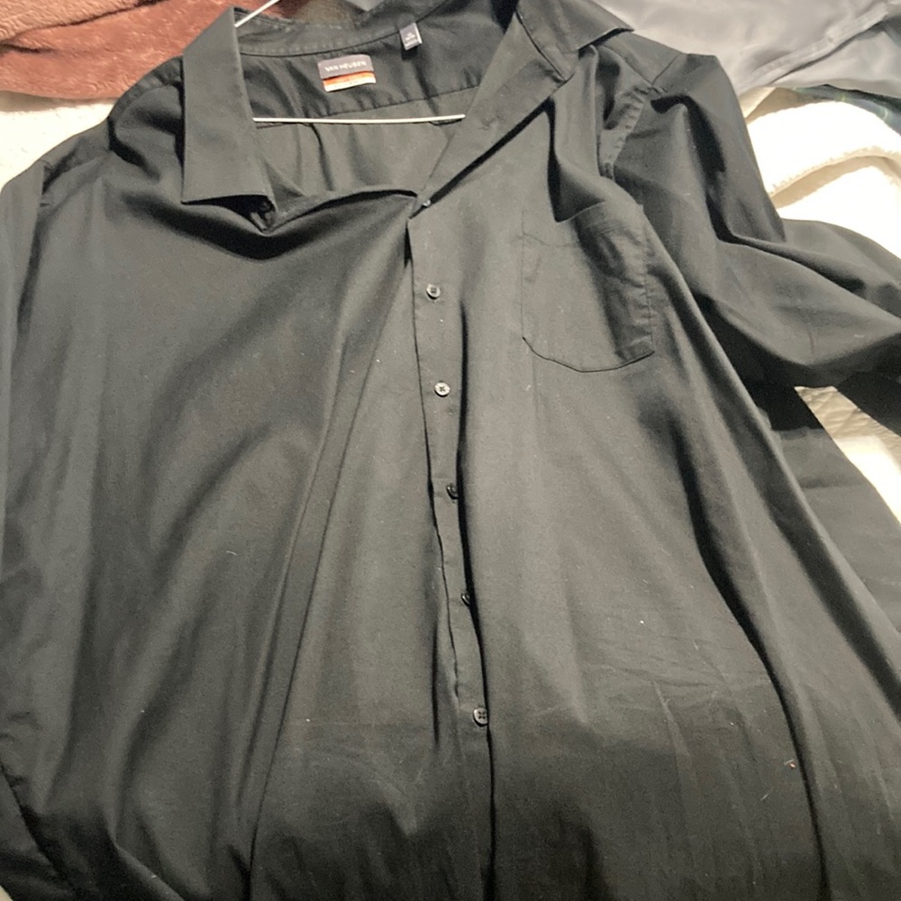Black dress shirt